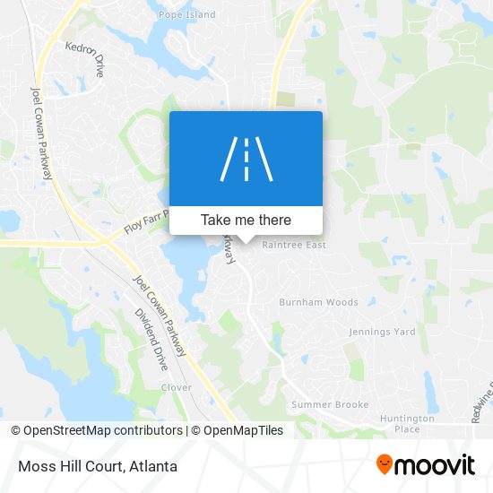 Moss Hill Court map