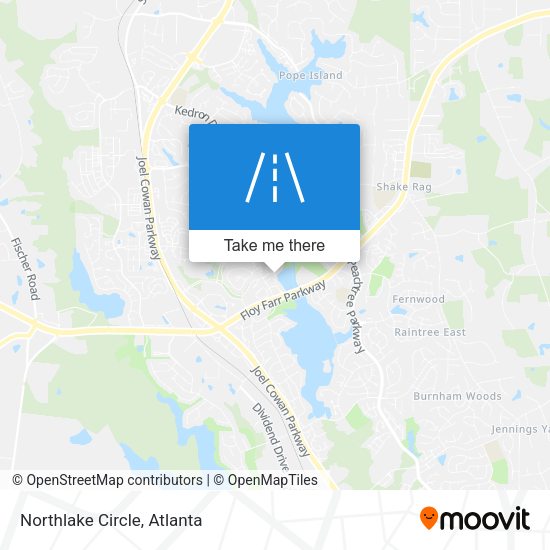 Northlake Circle map