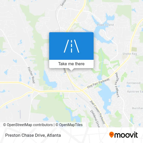 Preston Chase Drive map