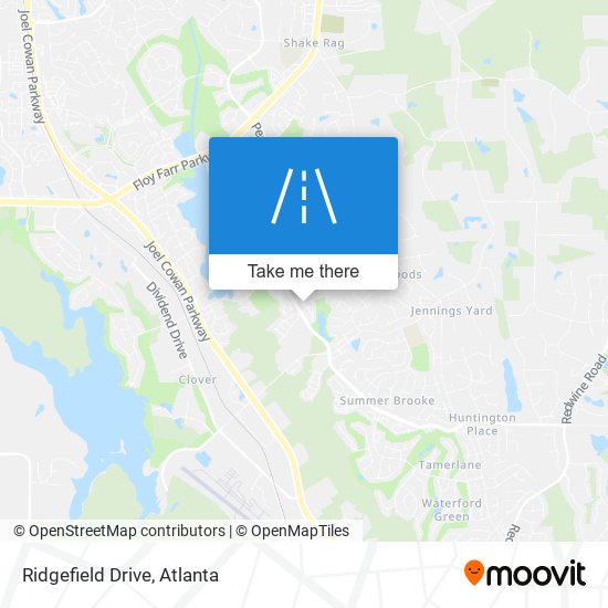 Mapa de Ridgefield Drive