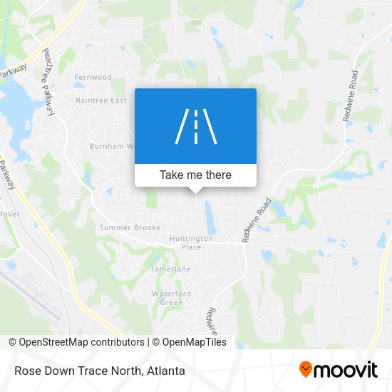 Mapa de Rose Down Trace North