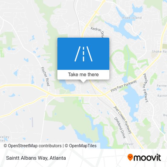 Mapa de Saintt Albans Way