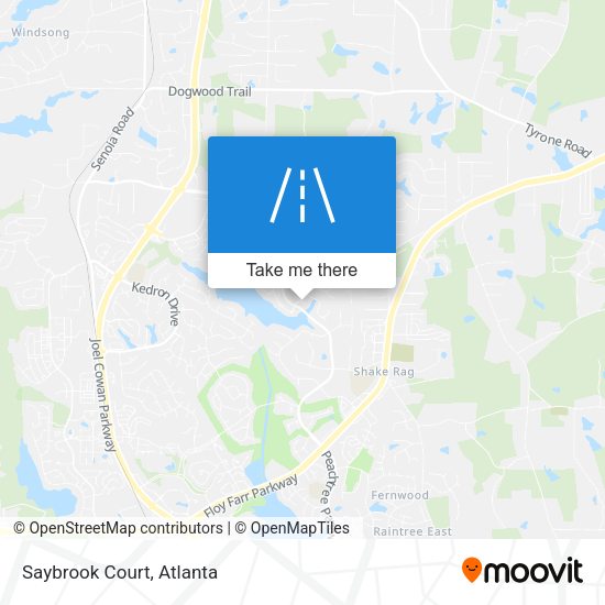 Mapa de Saybrook Court