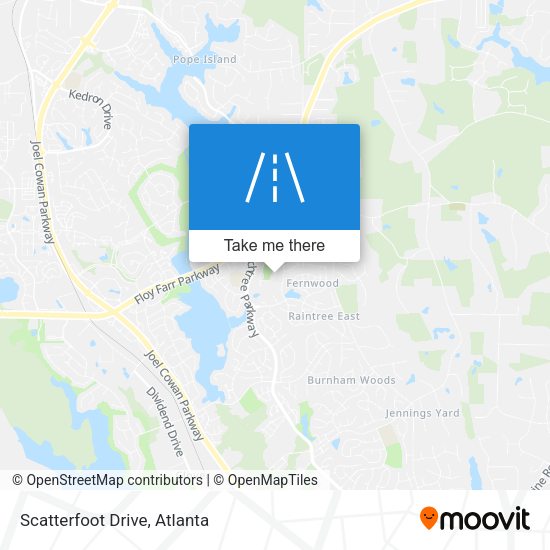 Scatterfoot Drive map