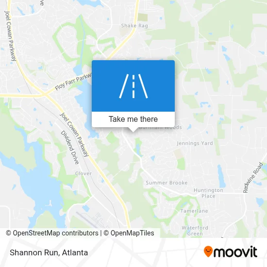 Shannon Run map