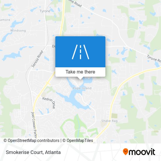 Mapa de Smokerise Court