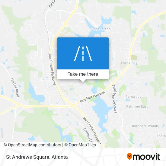 St Andrews Square map