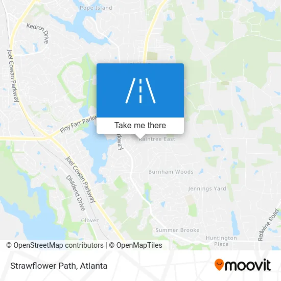 Strawflower Path map