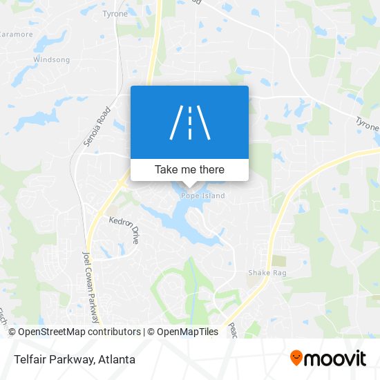 Telfair Parkway map