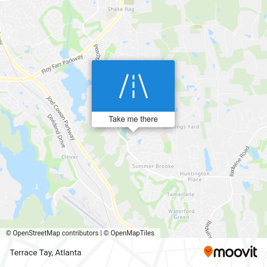 Mapa de Terrace Tay