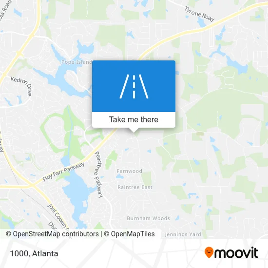 1000 map