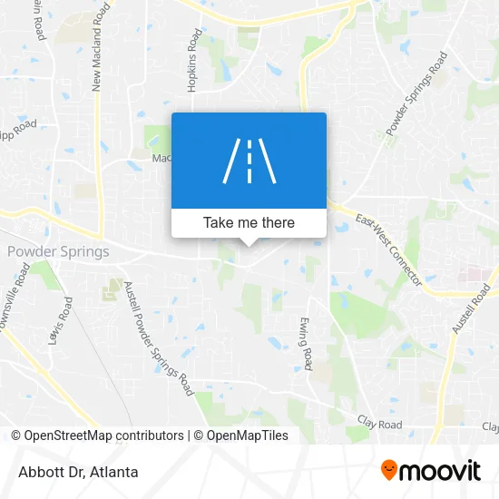 Abbott Dr map