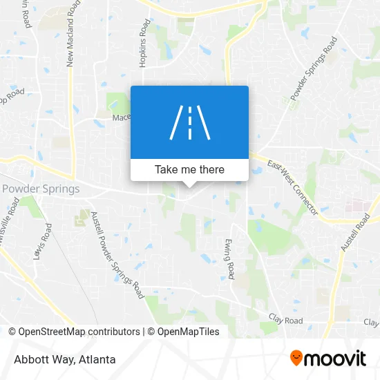 Abbott Way map