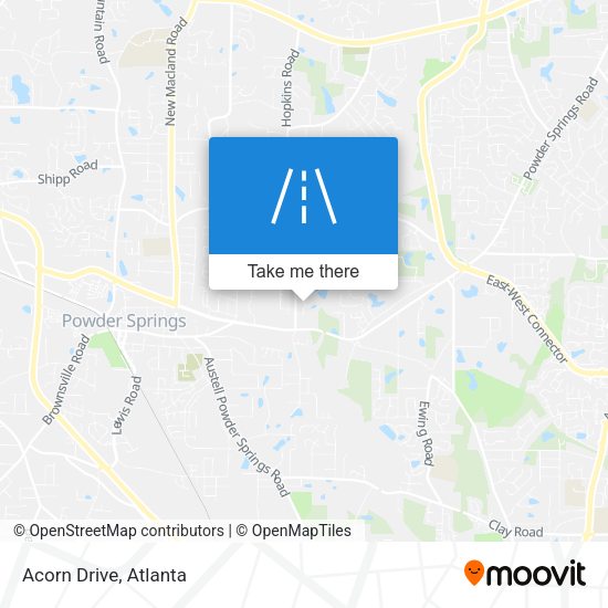 Mapa de Acorn Drive