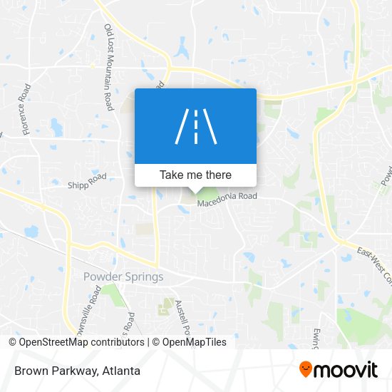 Mapa de Brown Parkway