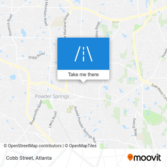 Mapa de Cobb Street