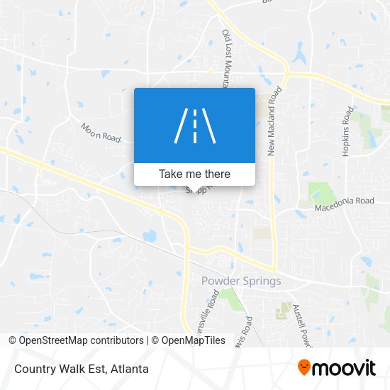 Mapa de Country Walk Est