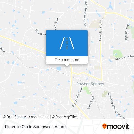 Mapa de Florence Circle Southwest