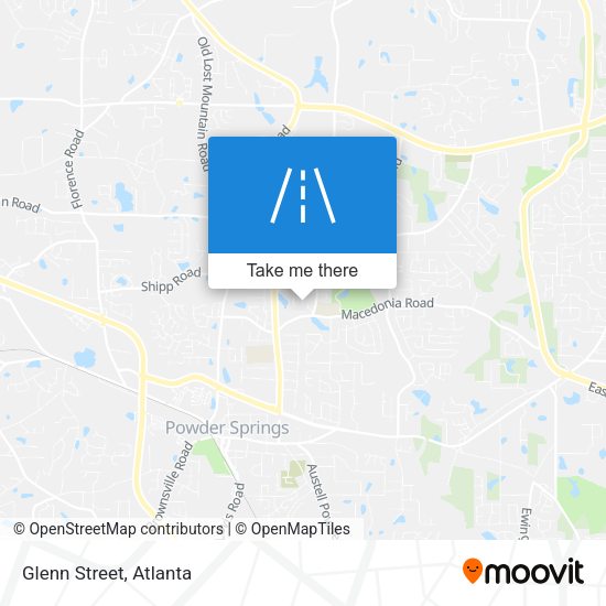 Mapa de Glenn Street