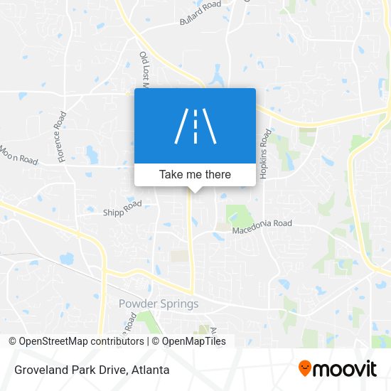 Groveland Park Drive map
