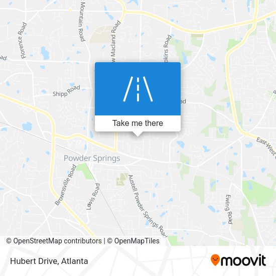 Mapa de Hubert Drive