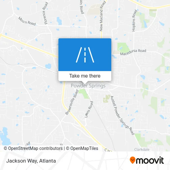 Jackson Way map