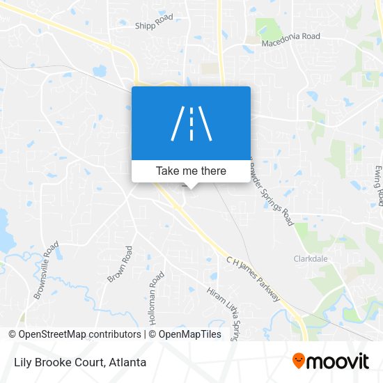 Mapa de Lily Brooke Court