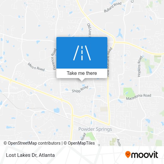 Mapa de Lost Lakes Dr