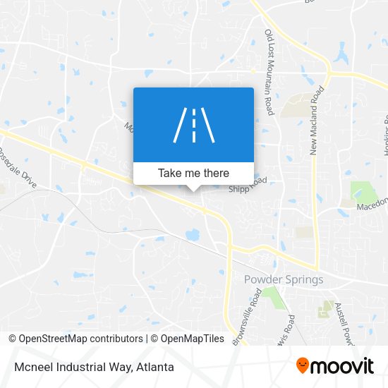 Mcneel Industrial Way map