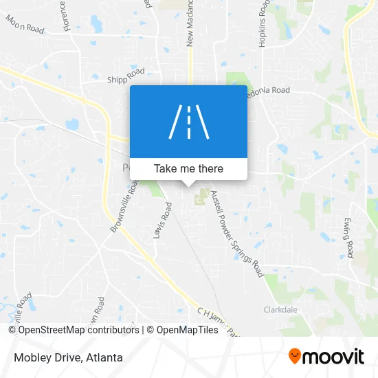 Mobley Drive map