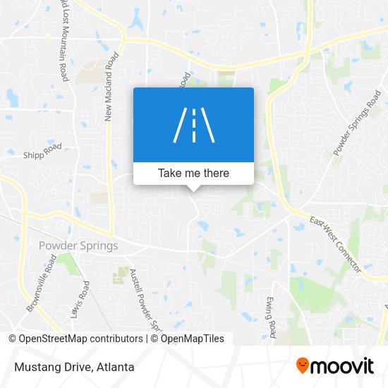 Mapa de Mustang Drive