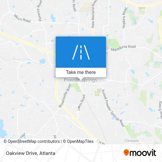 Oakview Drive map