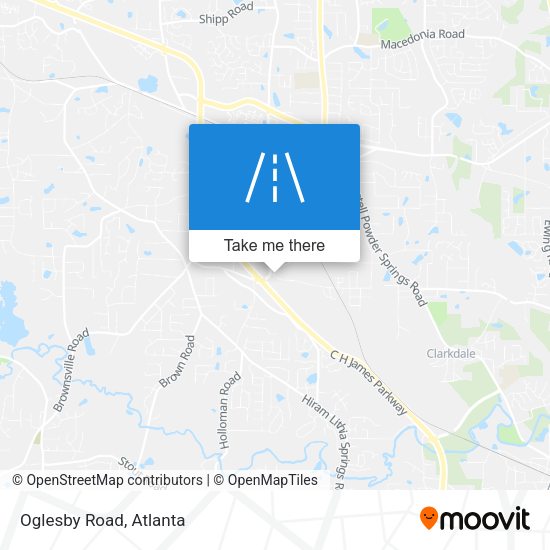 Mapa de Oglesby Road