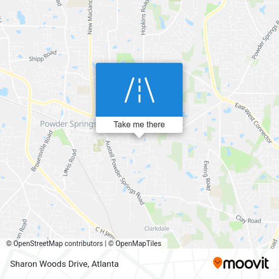Mapa de Sharon Woods Drive