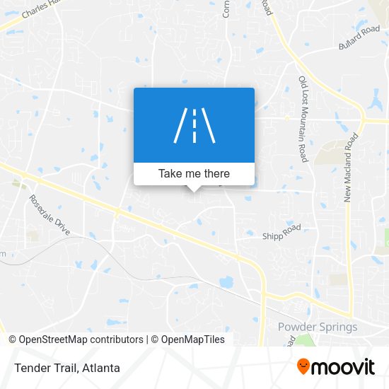Mapa de Tender Trail