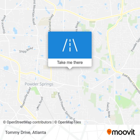 Tommy Drive map