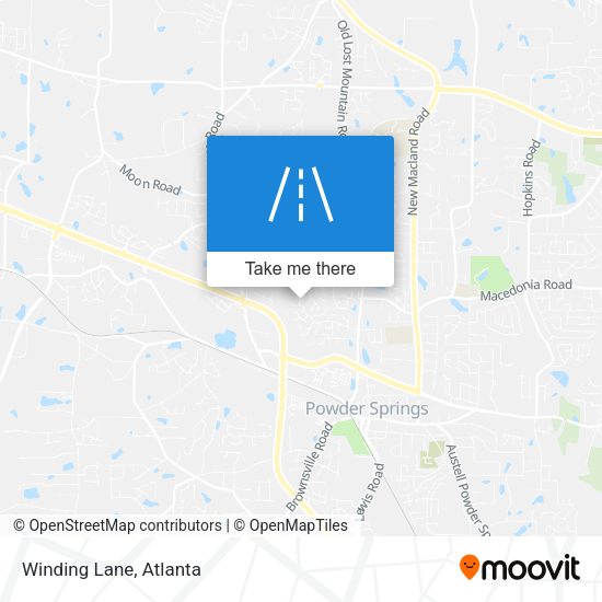 Mapa de Winding Lane