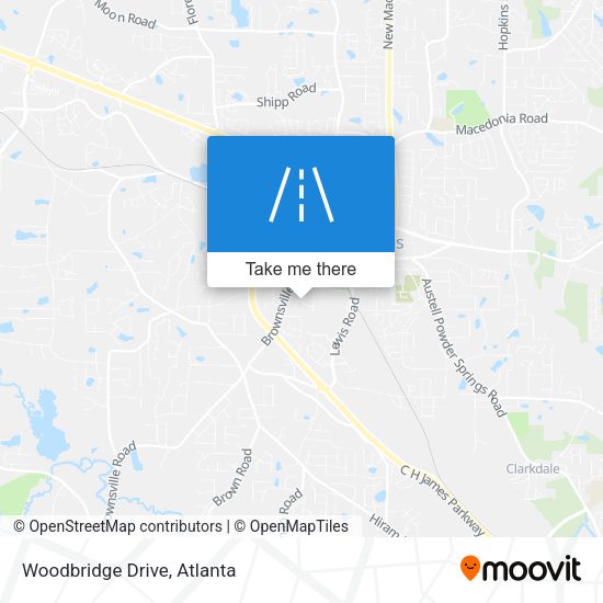 Mapa de Woodbridge Drive