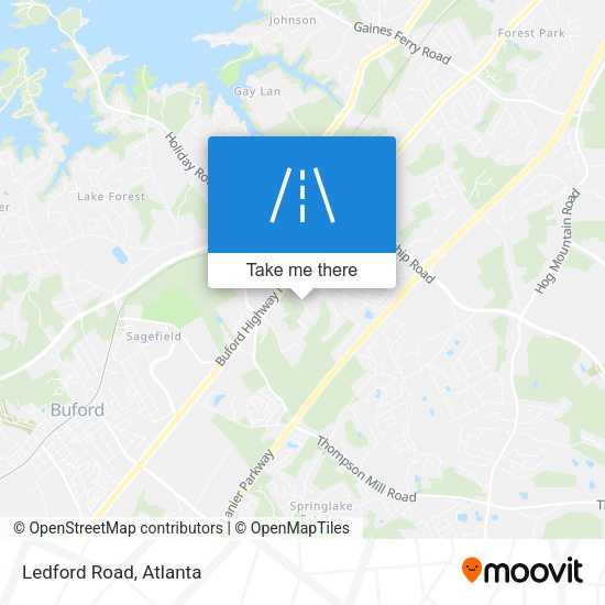 Mapa de Ledford Road