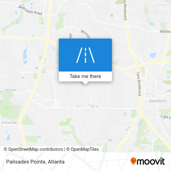 Palisades Pointe map
