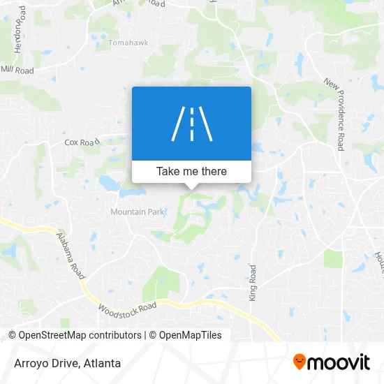Arroyo Drive map