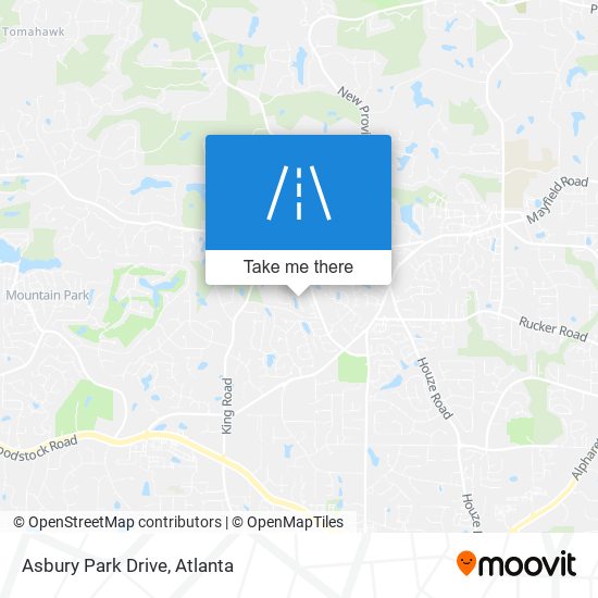 Mapa de Asbury Park Drive