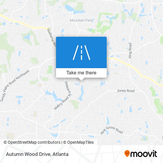 Mapa de Autumn Wood Drive