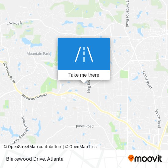 Blakewood Drive map