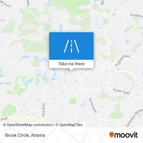 Mapa de Brook Circle