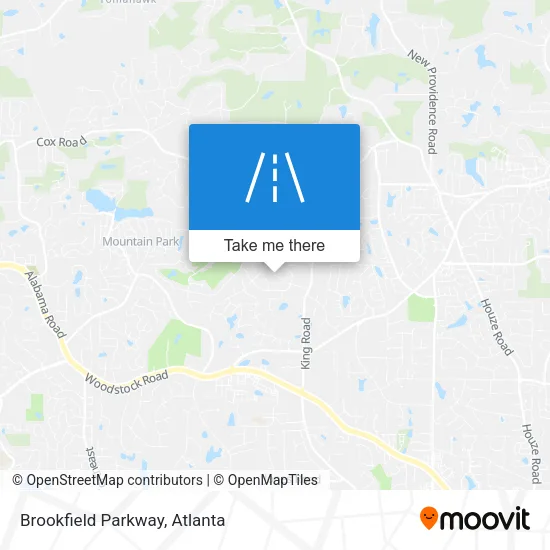 Brookfield Parkway map