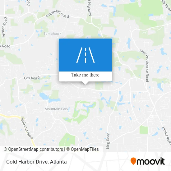 Cold Harbor Drive map