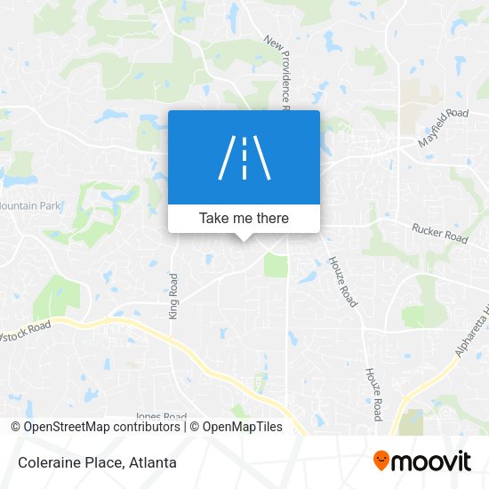 Mapa de Coleraine Place