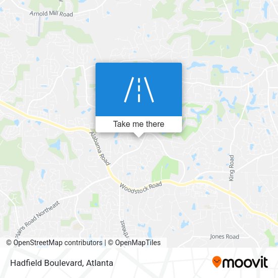 Hadfield Boulevard map