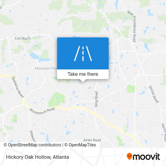 Mapa de Hickory Oak Hollow